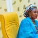 Aisha Buhari decorates ADC, Shugaba with new rank