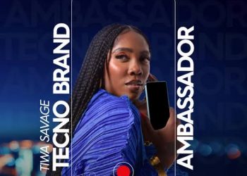 TECNO Unveils Tiwa Savage as First Female Brand Ambassador