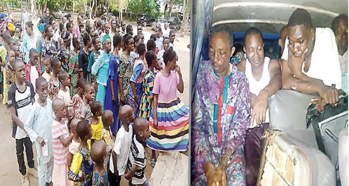 Police rescue 23 children, 54 others camped in Ondo church, nab pastor, aides