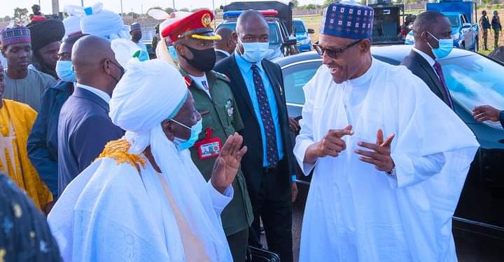 President Buhari Arrives Daura For Eid Celebration (Photos)