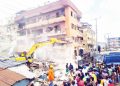 Four killed, one rescued in Lagos collapsed building