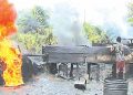 Oil theft: Navy destroys 347 illegal refineries in five months