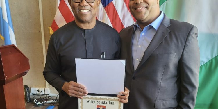 Obi conferred with honorary citizenship in US
