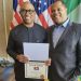 Obi conferred with honorary citizenship in US