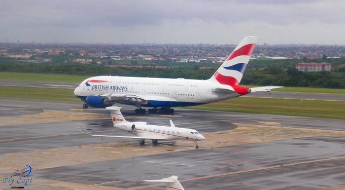 World’s largest passenger aircraft lands Accra again
