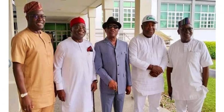 Aggrieved governors meet in Enugu, plot Ayu’s removal