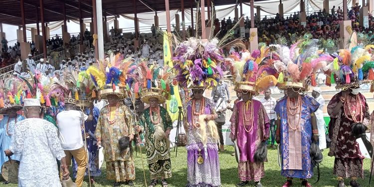 Thousands throng Anambra for Obi Achebe’s Ofala festival