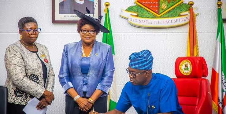 Gov Makinde Swears In Justice Yerima As Oyo Acting CJ