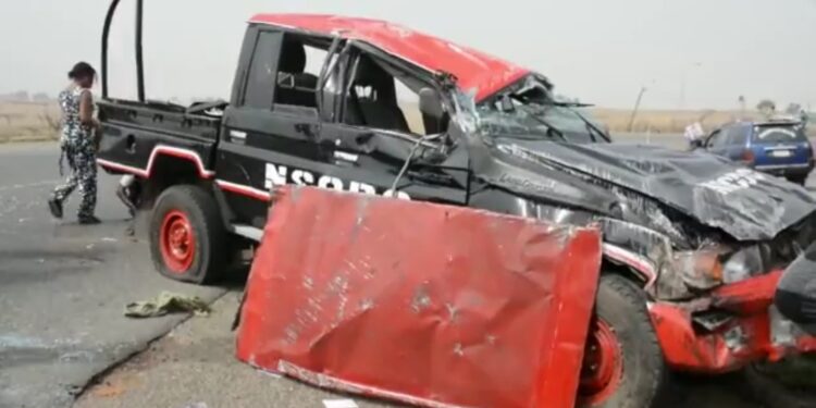 NSCDC vehicle carrying election materials to Lagos crashes in Abuja