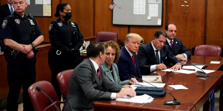 Protests as Trump pleads not guilty to criminal charges