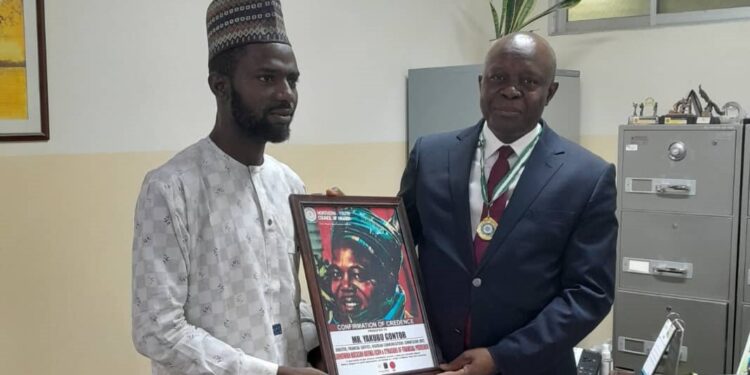 Gontor of NCC Honoured by Northern Organisation
