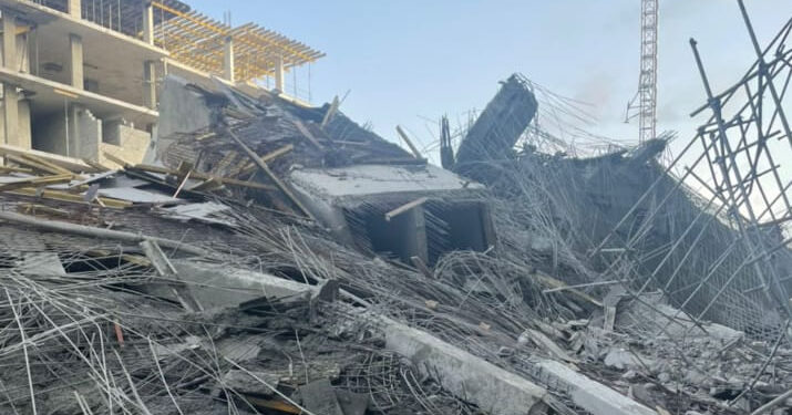 Banana Island seven-storey building collapses, Lagos alleges structure lacks permit