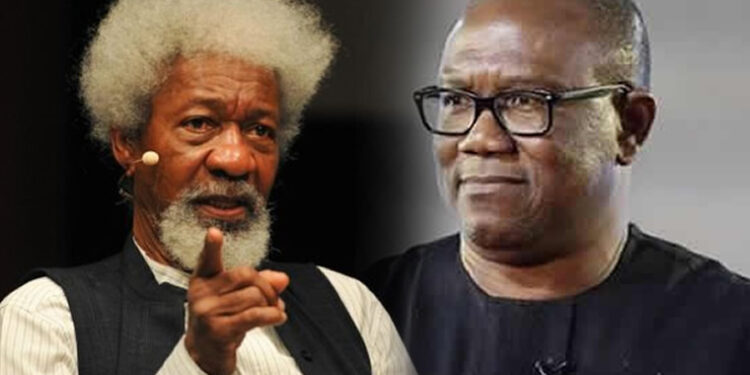 Allow judges do their job, Soyinka tells Obi supporters
