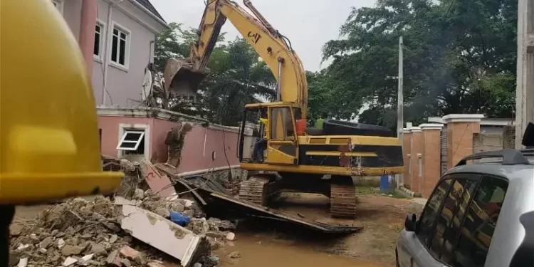 Ajao Estate building demolitions