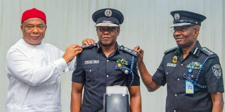 Egbetokun decorates Ciroma, Mba, other newly promoted officers