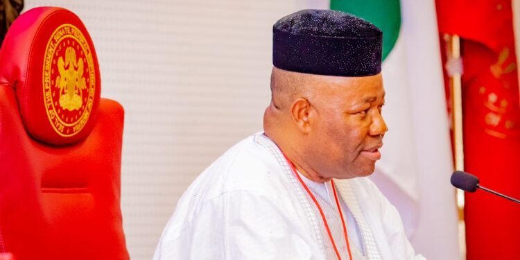 Put national interests first, Akpabio urges senators