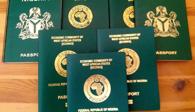 Nigerian passport climbs nine places in global ranking