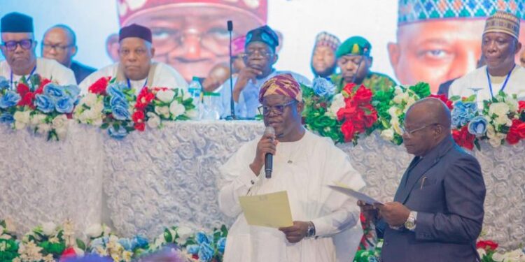 Tinubu, Shettima attend APC NEC meeting in Abuja