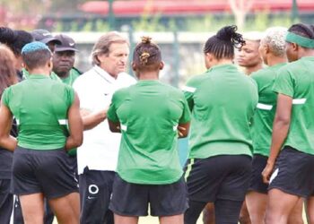 Super Falcons Coach Randy Waldrum Absent in Key Olympic Qualifier vs Ethiopia