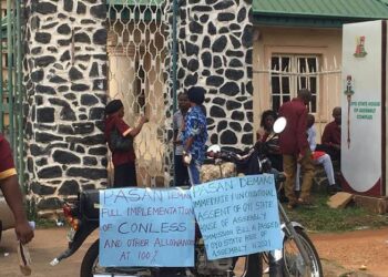 Oyo State Legislative Staff Launch Indefinite Strike, Makes Demands