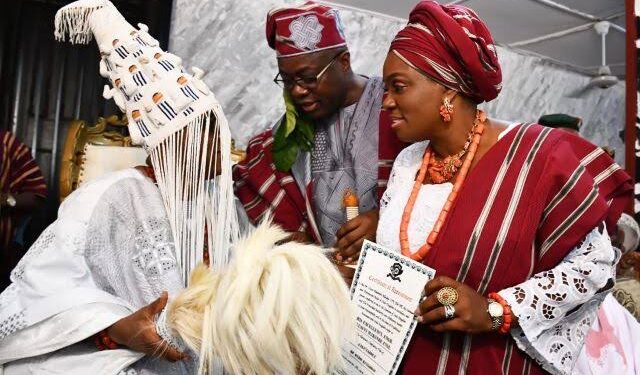 Governor Seyi Makinde Bestowed Jagunmolu of Ondo Kingdom