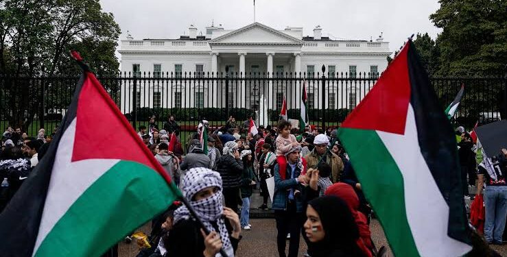 Global Pro-Palestine Marches Call for Cease-Fire and Denounce US-British Support for Israel