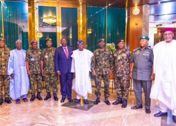 Tinubu Convenes Security Summit with Service Chiefs and National Security Adviser